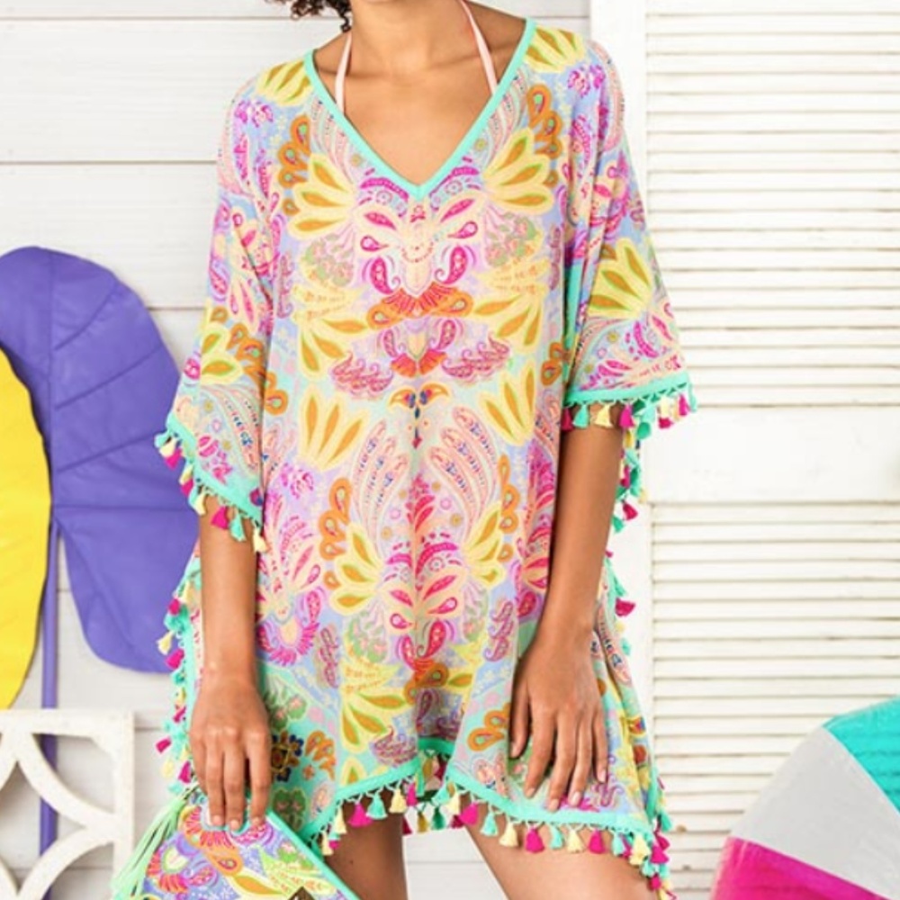 Matilda Jane Capeside Swim Cover Up - Size Medium